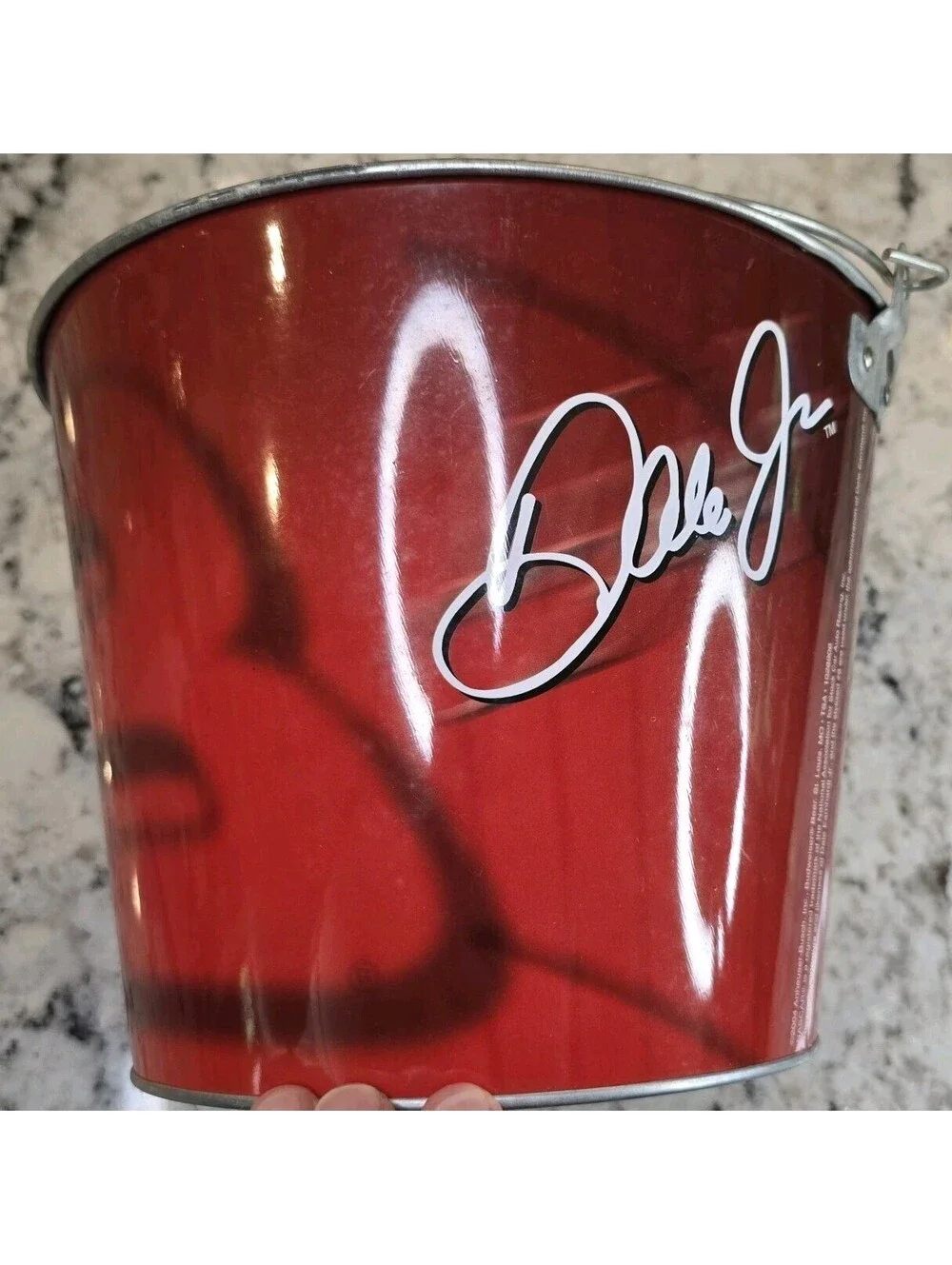 Budweiser Anheuser Busch Racing Metal Bucket 11